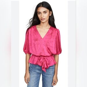 Joie Macie Top in Fuchsia Size XL